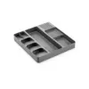 Потрійний лоток для приборів 380*390*55мм, сірий, EP-902 Потрійний лоток для приборів 380*390*55мм, сірий, EP-902