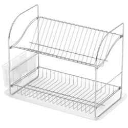 Сушка-стійка для посуду хром Tekno-tel (КВ002) Сушка-стійка для посуду хром Tekno-tel (КВ002)