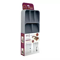 50804 Лоток подвійний для столових приборів DECO BELLA 38,8x17x5,2 см, пластик 50804 Лоток подвійний для столових приборів DECO BELLA 38,8x17x5,2 см, пластик