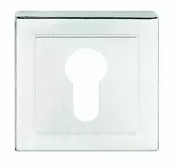 Накладка квадратна під циліндр нержавіюча сталь, хром Condi Collection Накладка квадратна під циліндр нержавіюча сталь, хром Condi Collection