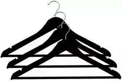 Набір з трьох вішалок пластикових WOOD LIKE FT-051 Набір з трьох вішалок пластикових WOOD LIKE FT-051