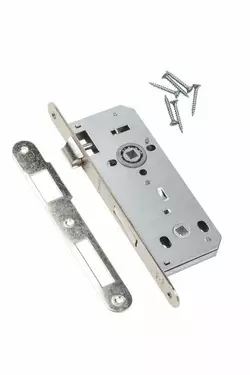 Замок санвузловий 90мм Guvenis Kapı Kolları (112WC) Замок санвузловий 90мм Guvenis Kapı Kolları (112WC)