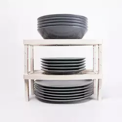 50806 Етажерка для посуду 22x31x14,9 см, пластик 50806 Етажерка для посуду 22x31x14,9 см, пластик