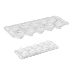 Форма для льоду сіра Irak Plastik SU-225 Форма для льоду сіра Irak Plastik SU-225