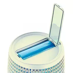 8461 Корзина для сміття 12л, з відсіком для пакетів (пакети в комплекті), пластик, беж 8461 Корзина для сміття 12л, з відсіком для пакетів (пакети в комплекті), пластик, беж