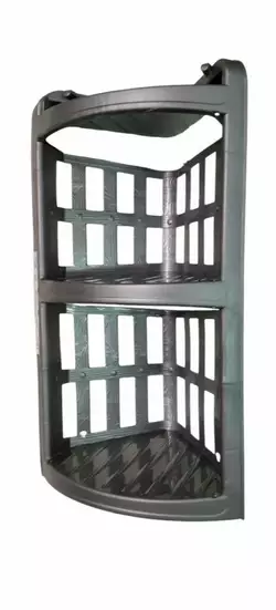 Полиця для ванної трирівнева сіра Maxel Dolly Garden Y-266 Полиця для ванної трирівнева сіра Maxel Dolly Garden Y-266