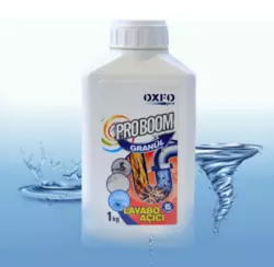 OXFO PRO Очищувач для мийки і зливу гранульований PROBOOM ECO, 15 використань, 1л OXFO PRO Очищувач для мийки і зливу гранульований PROBOOM ECO, 15 використань, 1л
