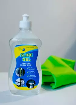 Засіб у формі гелю для миття скла Crystal Slide Gel 500мл. Засіб у формі гелю для миття скла Crystal Slide Gel 500мл.