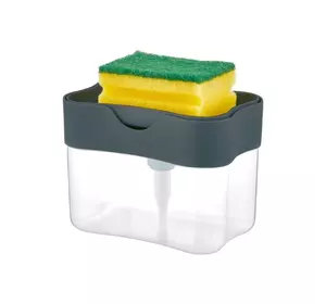 Дозатор для миючого засобу з губкою Porsima ORG-98 Дозатор для миючого засобу з губкою Porsima ORG-98