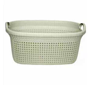 8010 Кошик для білизни 35л - слонова кістка 8010 Кошик для білизни 35л - слонова кістка