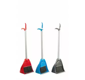 Набір для прибирання (щітка та совок з довгими ручками) Yelmen Plastik MAXEL Y-420 Набір для прибирання (щітка та совок з довгими ручками) Yelmen Plastik MAXEL Y-420