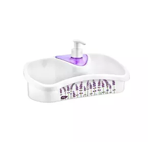 Дозатор для миючого засобу із органайзером Irak Plastik TE-500 Дозатор для миючого засобу із органайзером Irak Plastik TE-500