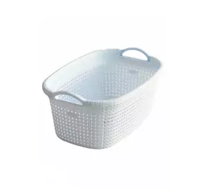 8010 Кошик для білизни 35л –білий 8010 Кошик для білизни 35л –білий