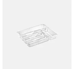 Лоток для столових приладів прозорий Dunya Plastik 14005 Лоток для столових приладів прозорий Dunya Plastik 14005