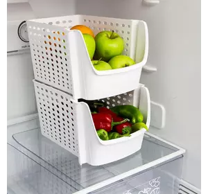 Органайзер великий Omak Plastik DecoBella білий (50860) Органайзер великий Omak Plastik DecoBella білий (50860)