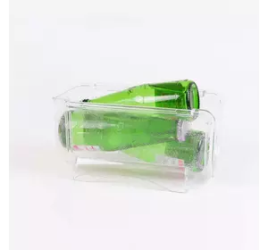 50819 Органайзер для холодильника під пляшку 20,4x11,3x10,501 см, прозорий пластик