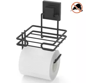 Тримач туалетного паперу та запаски, матовий чорний Tekno-Tel EF.275-К Тримач туалетного паперу та запаски, матовий чорний Tekno-Tel EF.275-К
