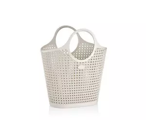 8409 Сумка пластикова 25 л,  бежева 8409 Сумка пластикова 25 л,  бежева