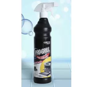 OXFO PRO Очищувач від сильних забруднень для грилів і духовок 750 мл OXFO PRO Очищувач від сильних забруднень для грилів і духовок 750 мл