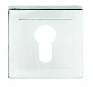 Накладка квадратна під циліндр нержавіюча сталь, хром Condi Collection Накладка квадратна під циліндр нержавіюча сталь, хром Condi Collection