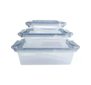 Набір контейнерів для зберігання Omak Plastik (81110) Набір контейнерів для зберігання Omak Plastik (81110)