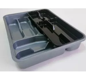 Лоток для столових приладів подвійний Dunya Plastik 14004 Лоток для столових приладів подвійний Dunya Plastik 14004