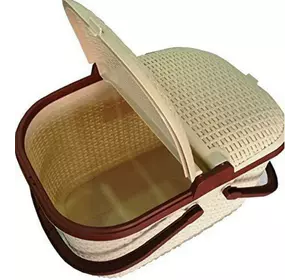 1036 Кошик для пікніка Ротанг  30л –коричневий 1036 Кошик для пікніка Ротанг  30л –коричневий