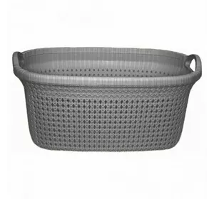 8010 Кошик для білизни 35л –сірий 8010 Кошик для білизни 35л –сірий