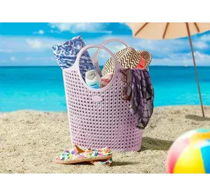 8409 Сумка пластикова 25 л,  рожева 8409 Сумка пластикова 25 л,  рожева