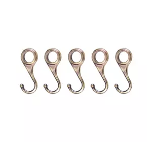 Гачки для релінгу бронза Tekno-tel MG074A (5 шт) Гачки для релінгу бронза Tekno-tel MG074A (5 шт)