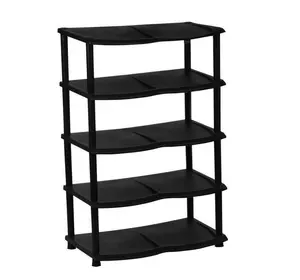 Полиці для взуття із пластмаси чорна Полиці для взуття із пластмаси чорна