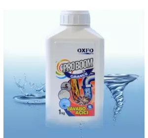 OXFO PRO Очищувач для мийки і зливу гранульований PROBOOM ECO, 15 використань, 1л OXFO PRO Очищувач для мийки і зливу гранульований PROBOOM ECO, 15 використань, 1л