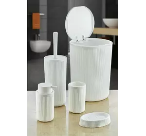 FT-410 Набір для ванної кімнати (5 предметів), білий FT-410 Набір для ванної кімнати (5 предметів), білий