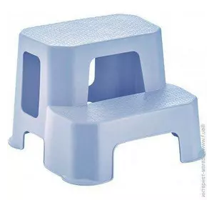 Табурет-драбина з пластику малий-блакитний 395*384*283 мм HERCULES TWO STEP SMALL STOOL Табурет-драбина з пластику малий-блакитний 395*384*283 мм HERCULES TWO STEP SMALL STOOL